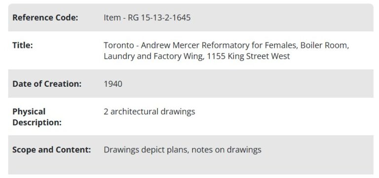 Architectural Drawings 1940
