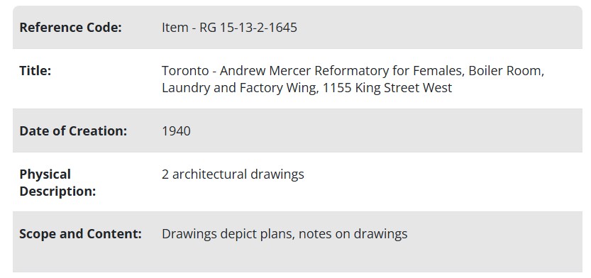 Architectural Drawings 1940